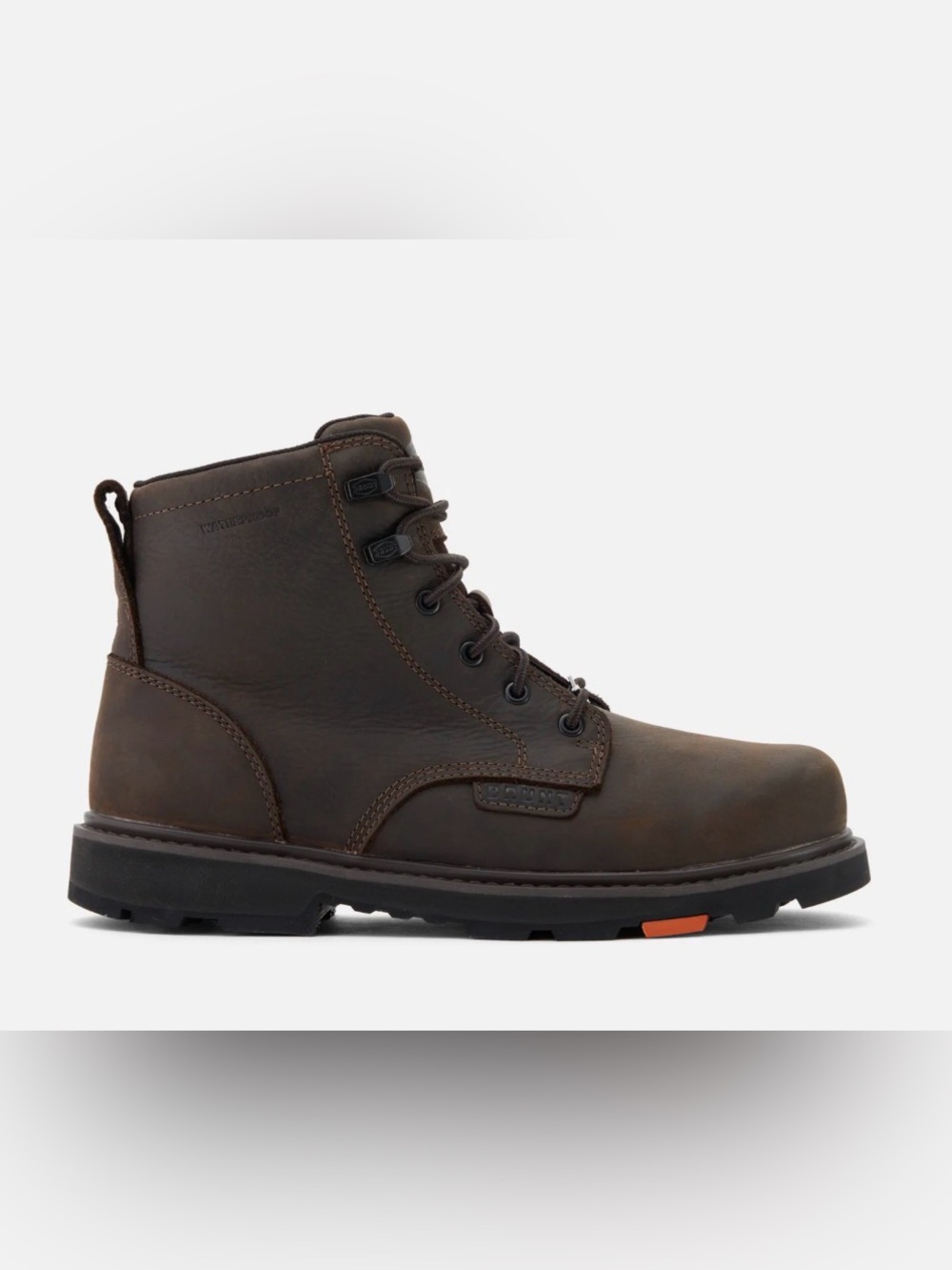 Brunt Sullivan Waterproof Comp Toe Work Boot, Men’s 10.5, Like New, Dark Brown